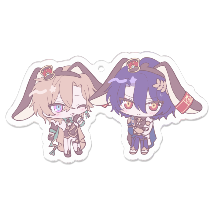 アクリルキーホルダー - 70 x 70 (mm)