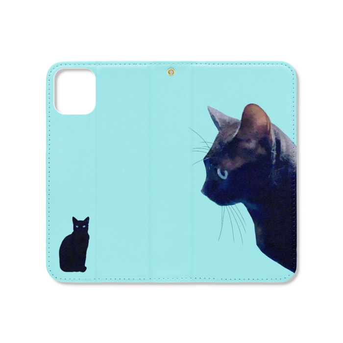 黒猫iphoneケース 黒猫の隠れ家 Booth
