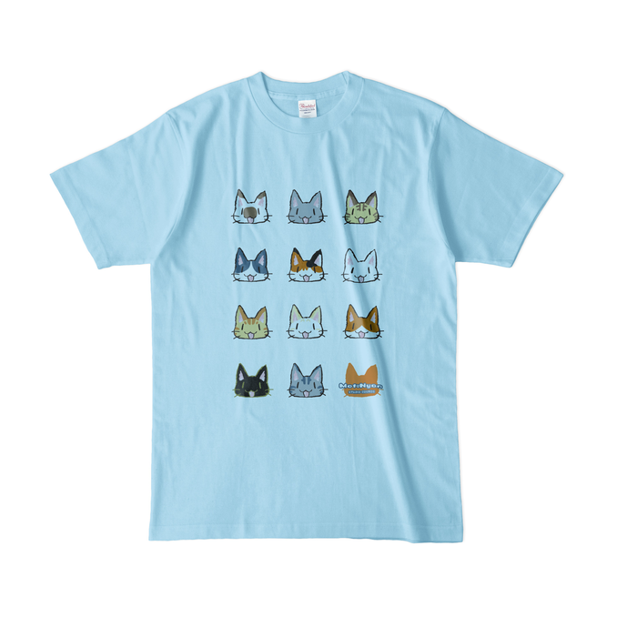 カラーTシャツ(淡色) - L - ライトブルー