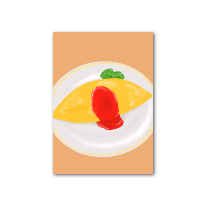 フォト風カード - 縦 - 片面