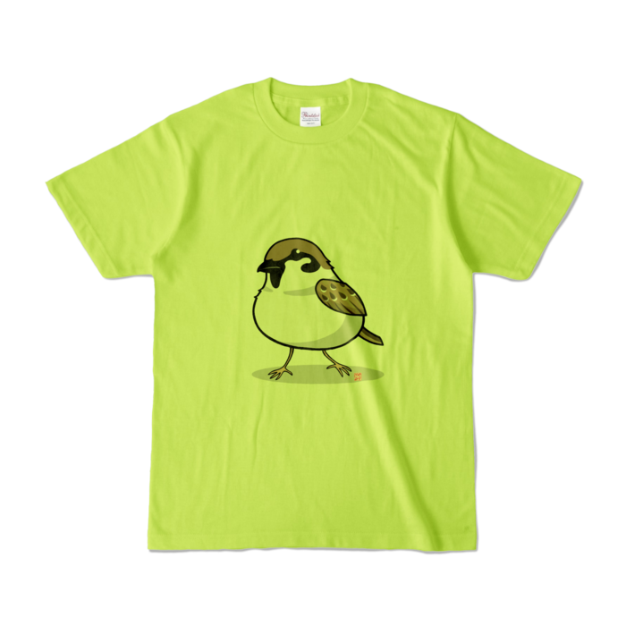 カラーTシャツ文字なし - S - ライトグリーン (淡色)