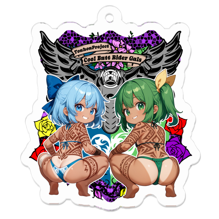 アクリルキーホルダー - 50 x 50 (mm)