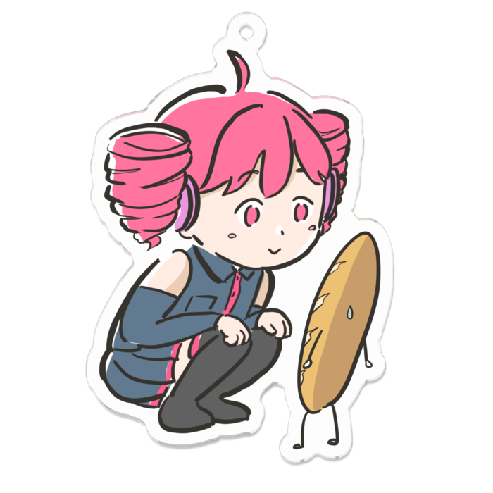 アクリルキーホルダー - 70 x 70 (mm)