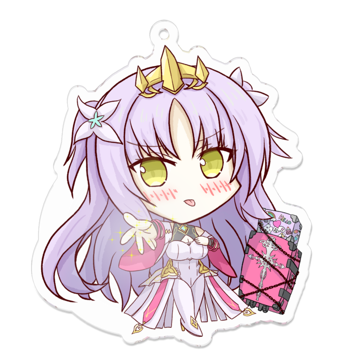 アクリルキーホルダー - 70 x 70 (mm)