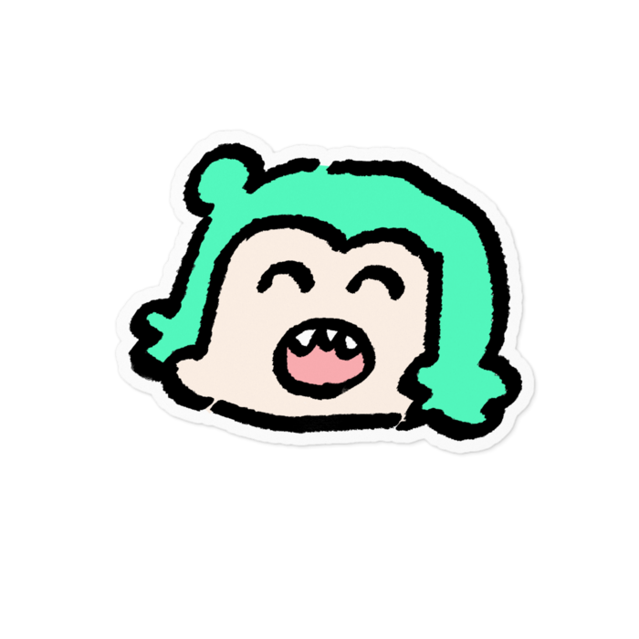 ステッカー - 100 x 100 (mm)