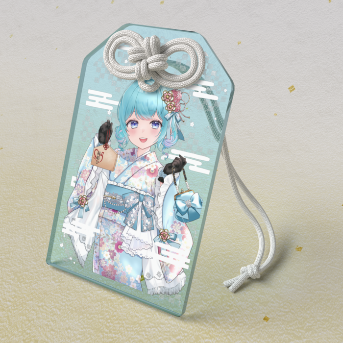 アクリルお守り - 50 × 80mm