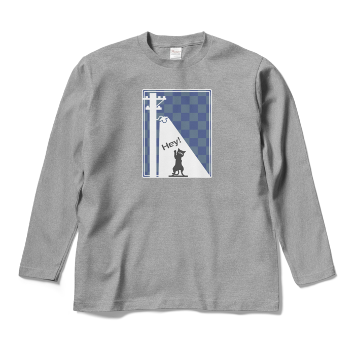 ロングスリーブTシャツ - M - 杢グレー