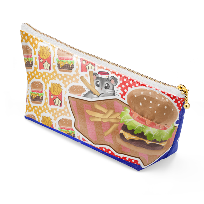 ポーチ - 長さ21.5cm / 高さ10cm - ホワイト