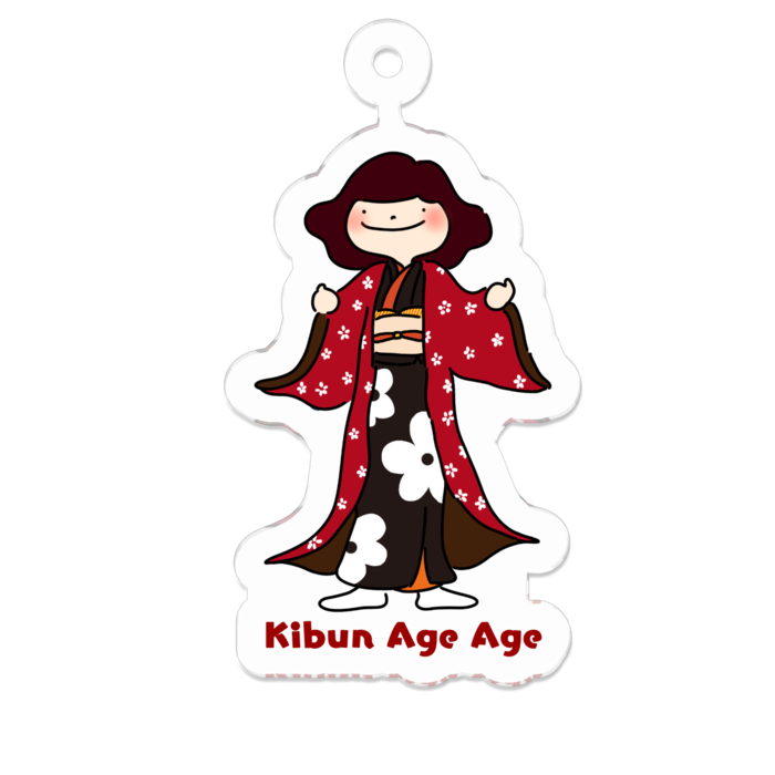 アクリルキーホルダー（コーティング） - 50 x 50 (mm)