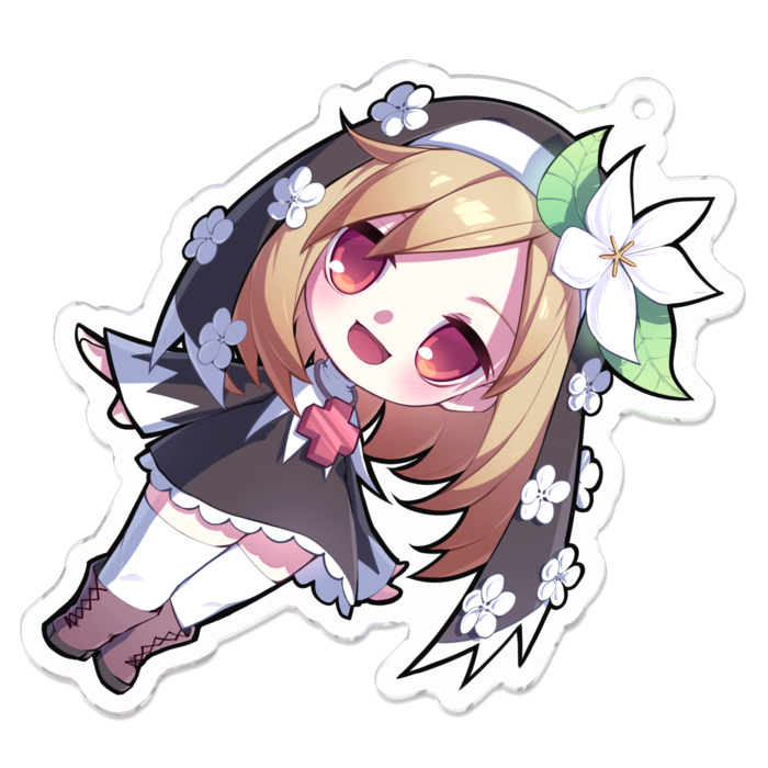 アクリルキーホルダー（コーティング） - 70 x 70 (mm)