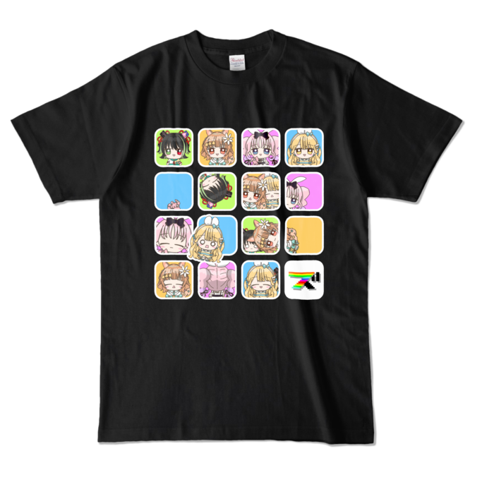 カラーTシャツ - L - ブラック (濃色)