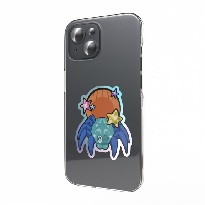 オーロラスマホステッカー - 縦