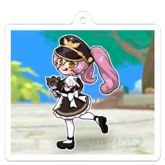 アクリルキーホルダー - 50 x 50 (mm)(52)