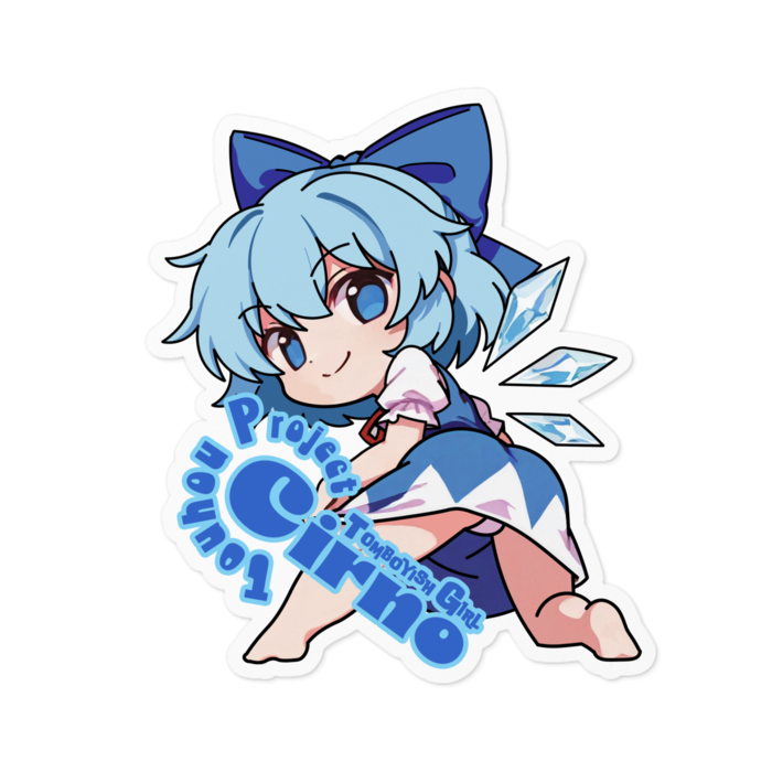 ステッカー - 100 x 100 (mm)