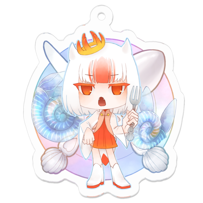 アクリルキーホルダー - 50 x 50 (mm)