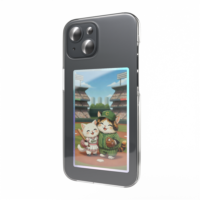 オーロラスマホステッカー - 縦