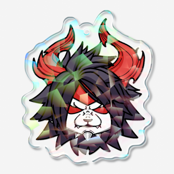 ホログラムアクリルキーホルダー - 50 × 50mm