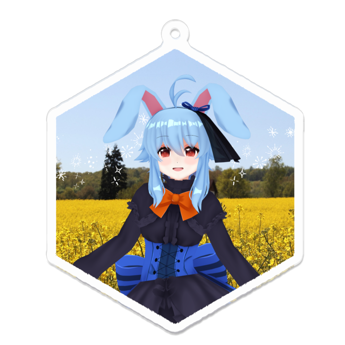 アクリルキーホルダー - 70 x 70 (mm)