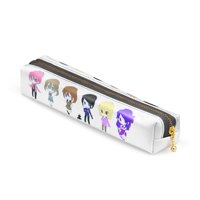 ペンケース - 20 x 4 x 4cm - ブラック