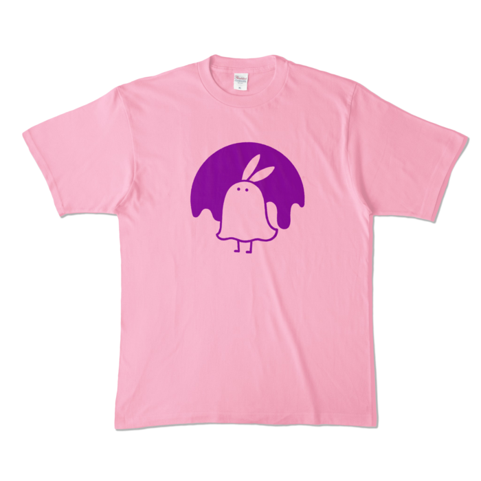 カラーTシャツ - XL - ピーチ (淡色)