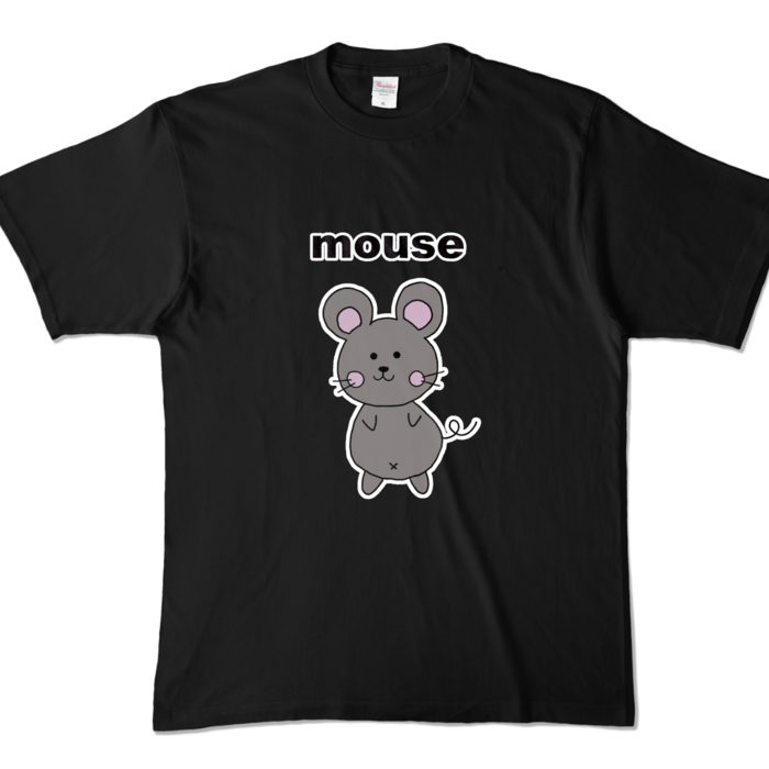 カラーTシャツ - XL - ブラック (濃色)