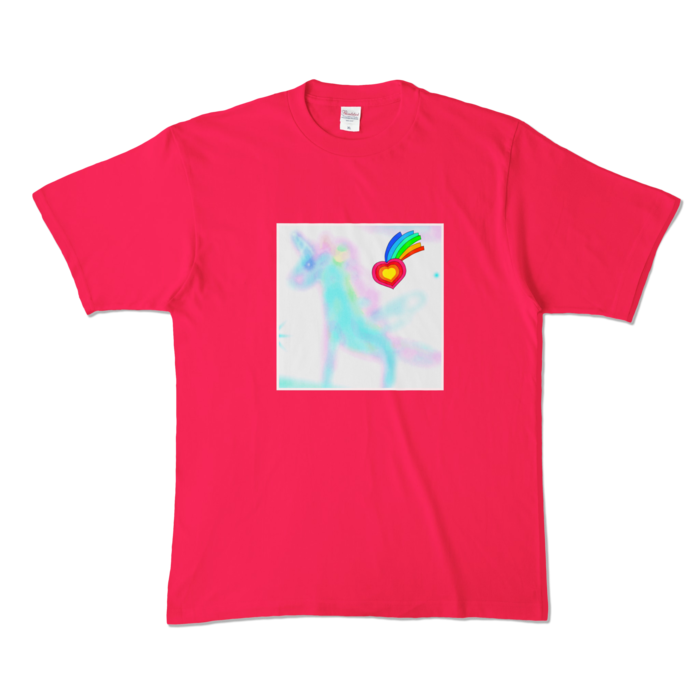 カラーTシャツ - XL - ホットピンク (濃色)