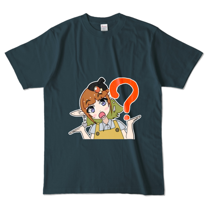 カラーTシャツ - L - デニム (濃色)