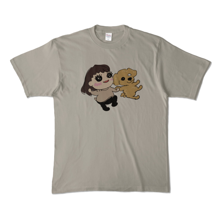 カラーTシャツ - XL - シルバーグレー (淡色)(2)