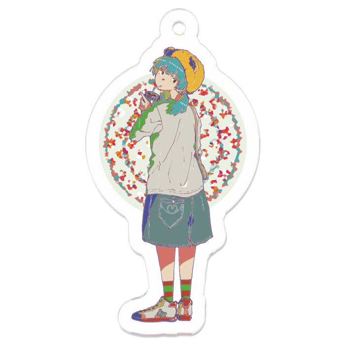 アクリルキーホルダー - 50 x 50 (mm)