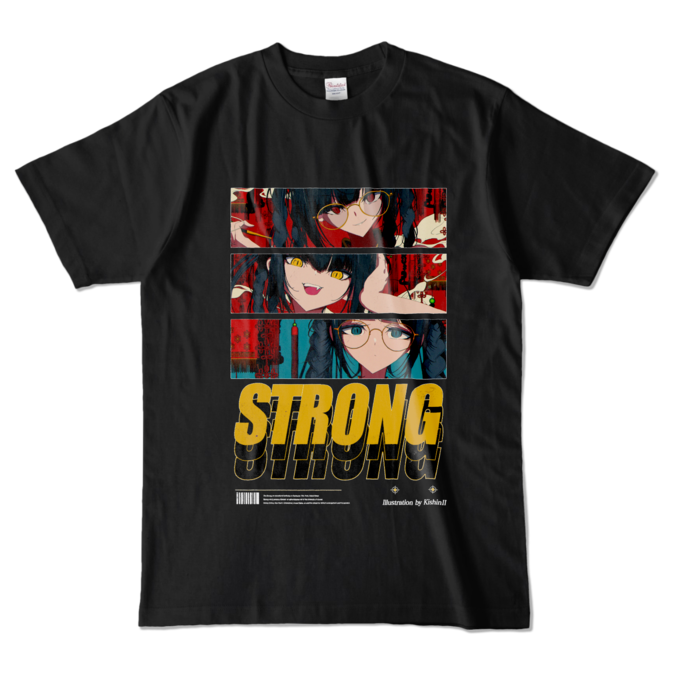 カラーTシャツ - L - ブラック (濃色)