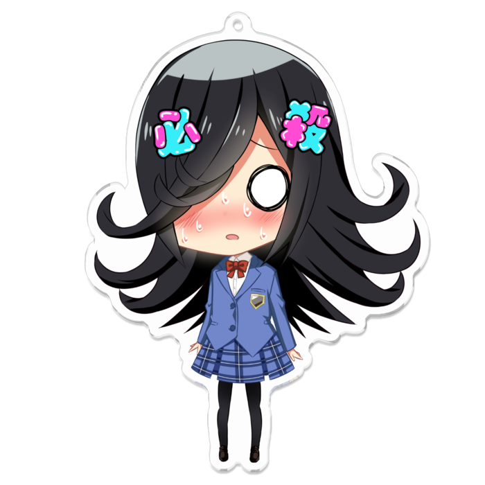 アクリルキーホルダー - 100 x 100 (mm) - 動揺Ver