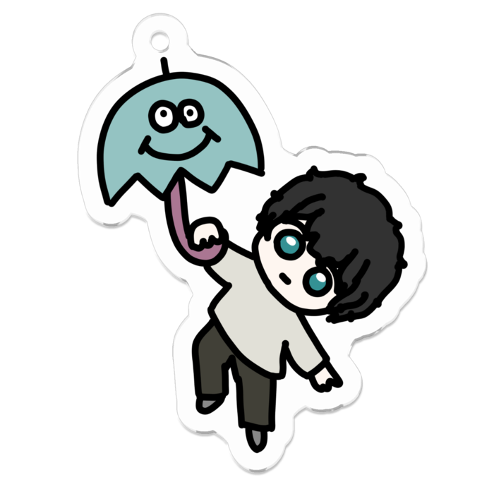 アクリルキーホルダー - 50 x 50 (mm)