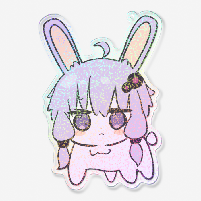 ホログラムアクリルキーホルダー - 100 × 100mm