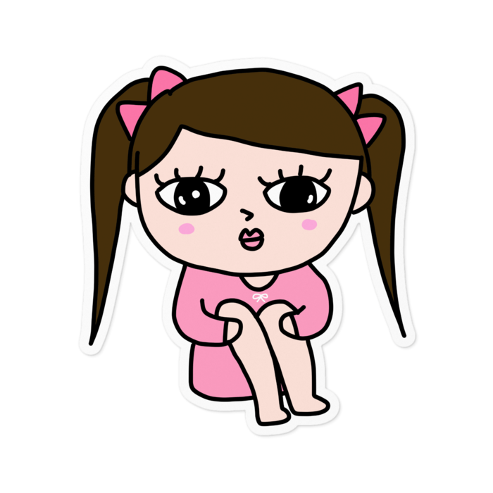 ステッカー - 100 x 100 (mm)