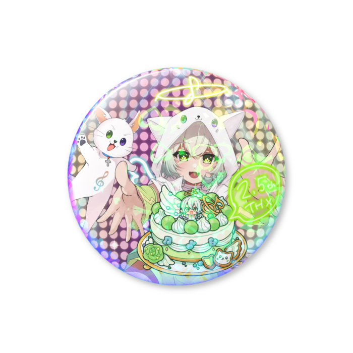 ホログラム缶バッジ - 56mm