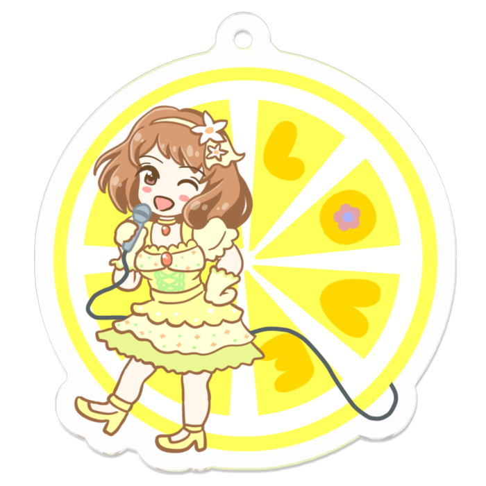 アクリルキーホルダー - 50 x 50 (mm)