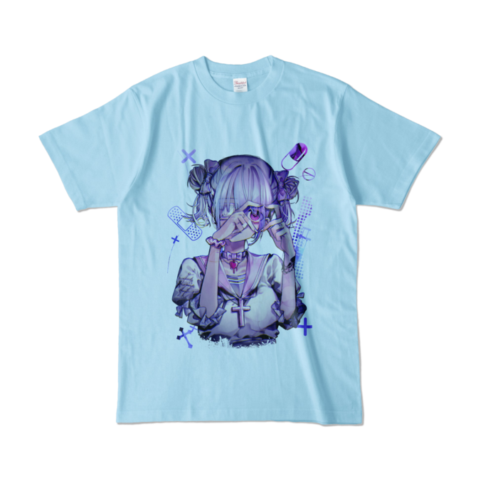 ライトブルー - L -