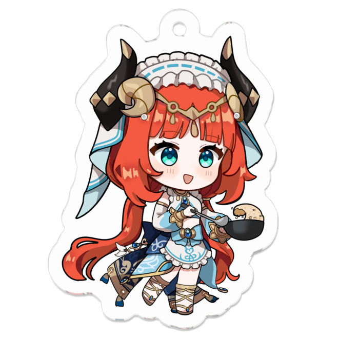 アクリルキーホルダー - 50 x 50 (mm)