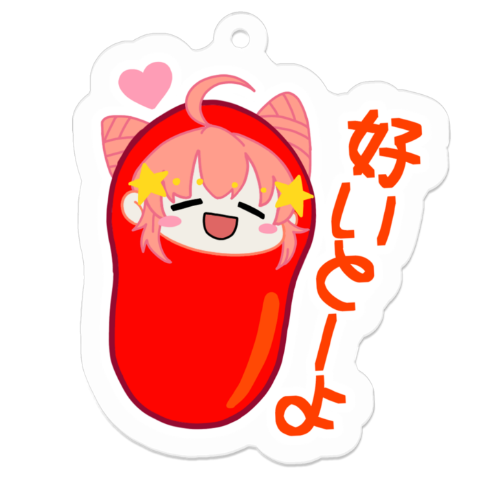 アクリルキーホルダー(コーティング) - 50 x 50 (mm)