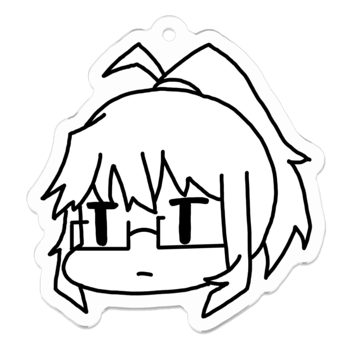 アクリルキーホルダー - 50 x 50 (mm)