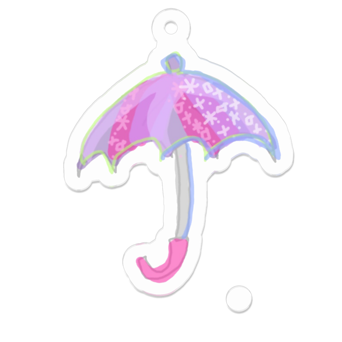 アクリルキーホルダー - 50 x 50 (mm)