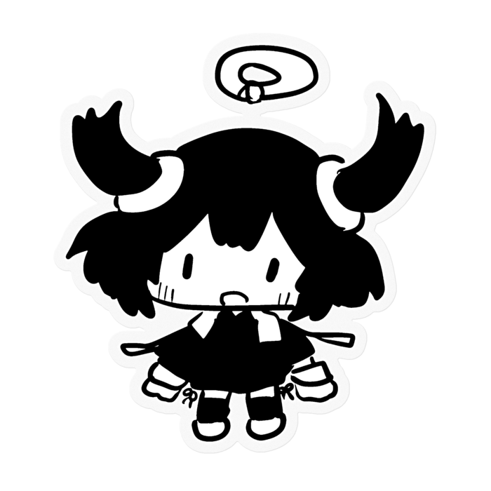 ステッカー - 100 x 100 (mm)