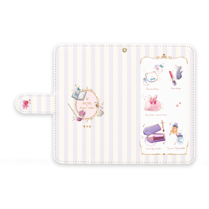 手帳型Androidケース - M - ストラップ穴 あり