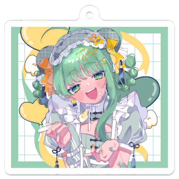 アクリルキーホルダー - 50 x 50 (mm)