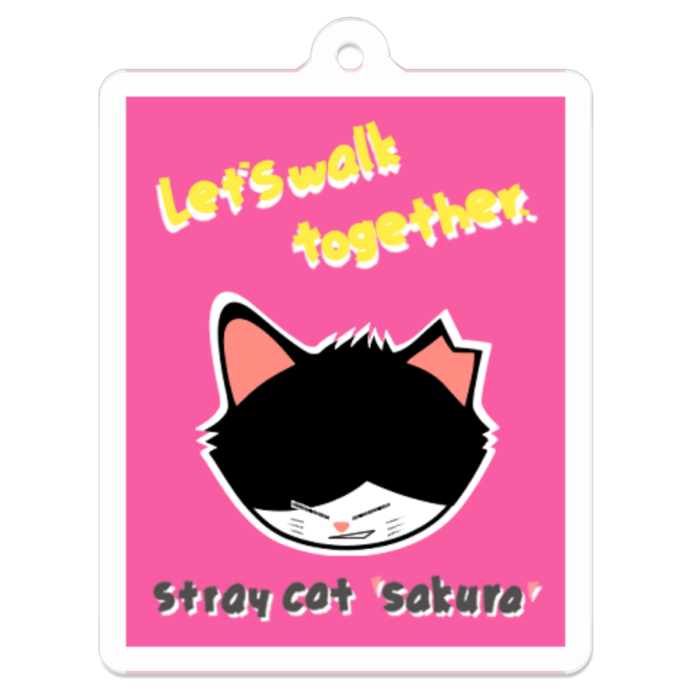 アクリルキーホルダー - 50 x 50 (mm)