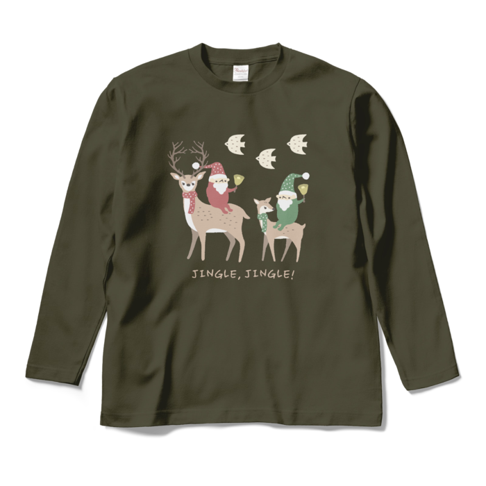 ロングスリーブTシャツ - M - アーミーグリーン