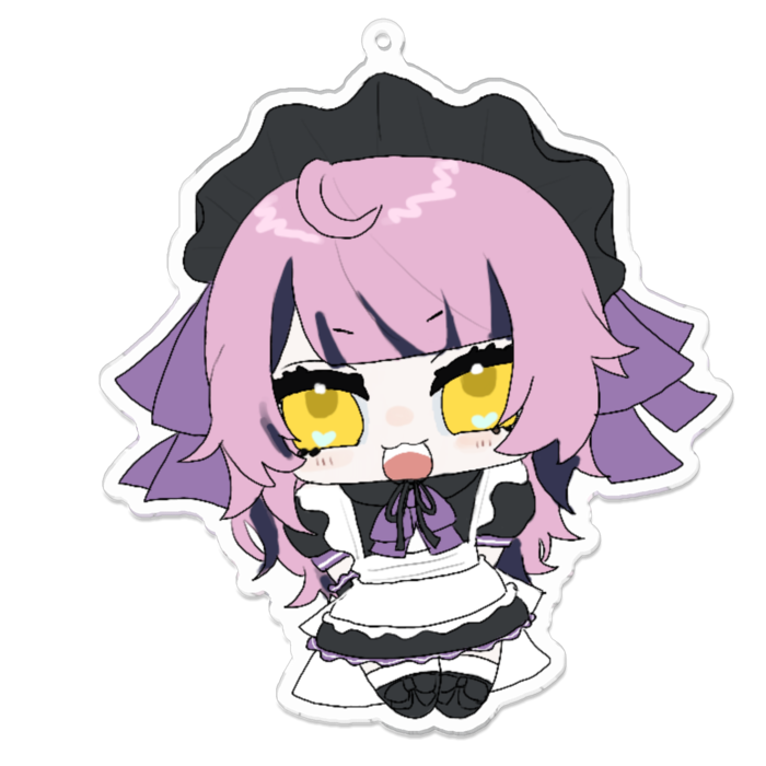 アクリルキーホルダー（コーティング） - 100 x 100 (mm)