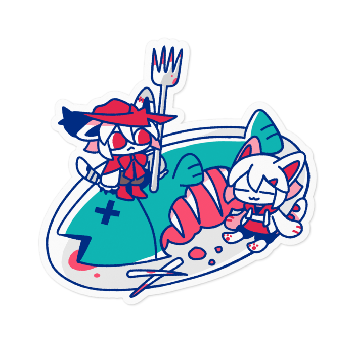 ステッカー - 100 x 100 (mm)(1)