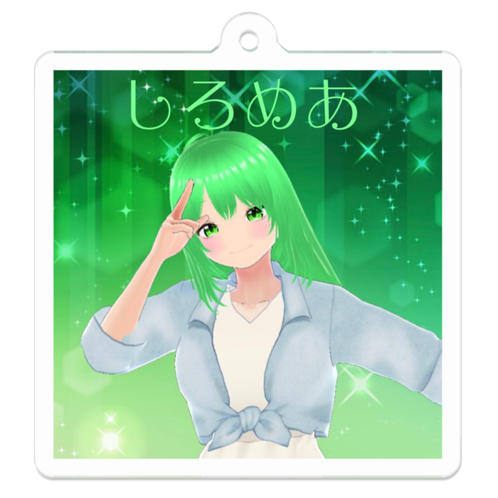 アクリルキーホルダー（コーティング） - 50 x 50 (mm)