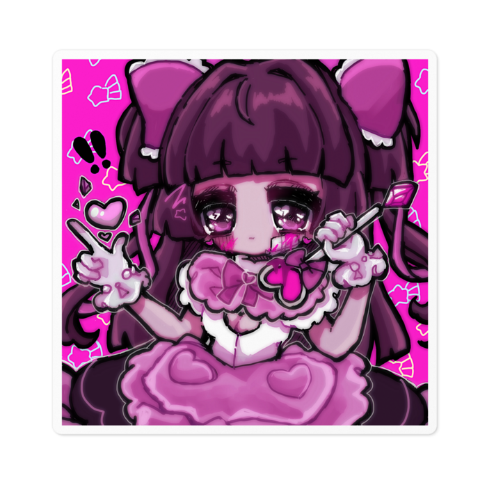 ステッカー - 100 x 100 (mm)